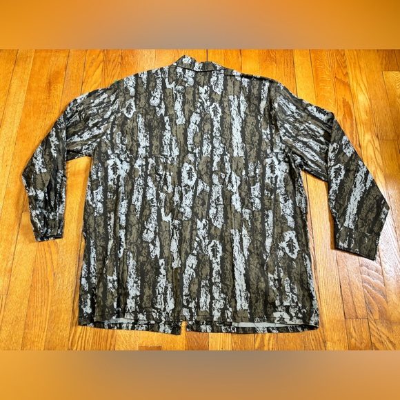 Vintage Charles Daly Zip-Up Camo Bark Hunting Shirt - Picture 7 of 10